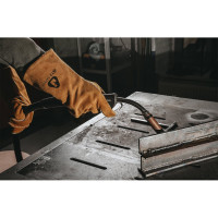 Краги сварщика с подкладкой Jeta Safety двойной кевларовый шов JWK301-10/XL 6 пар JWK301-XL/УПАК