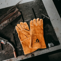 Краги сварщика с подкладкой Jeta Safety двойной кевларовый шов JWK301-10/XL 6 пар JWK301-XL/УПАК