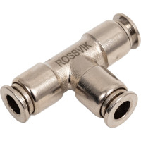 Цанговый разъем Т-образный 6x4 мм Rossvik B189/3.R