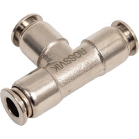 Цанговый разъем Т-образный 6x4 мм Rossvik B189/3.R