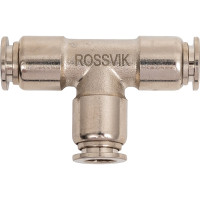 Цанговый разъем Т-образный 6x4 мм Rossvik B189/3.R