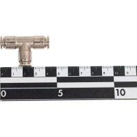 Цанговый разъем Т-образный 6x4 мм Rossvik B189/3.R