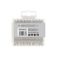 Набор двусторонних бит 10 шт, PH2/SL6, 65 мм KENDO 25404732