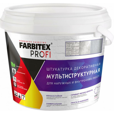 Мультиструктурная декоративная штукатурка Farbitex 4300007990