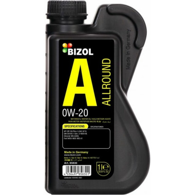 BIZOL НС-синт. мот.масло Allround 0W-20 SP GF-6A (1л) 85830