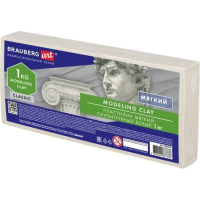 Скульптурный пластилин BRAUBERG ART CLASSIC 106524