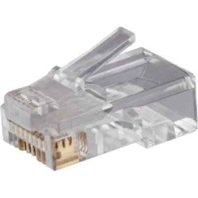 TWIST Коннектор RJ-45 8p8c cat. 5e, сквозной, 100шт. CN-8P8C-C5E-U-H-TWCS/100