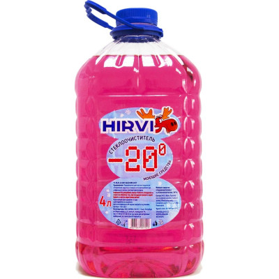 HIRVI Очиститель стекол зимний -20 4 л арт 043x340 043х340