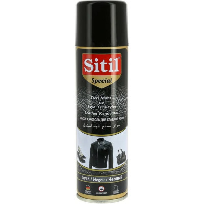 Sitil Leather Renovator Spr. Восстановитель цвета для гладкой кожи /черный/ 250мл. 167.01 SSMB