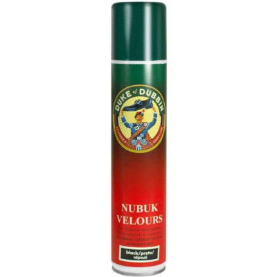Duke of Dubbin Duke of Dubbin Duke Nubuck Velours. Жиро- и грязеотталкивающий аэрозоль для велюра и замши / черный/ 00 мл. 2712751