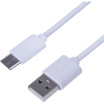 REXANT Шнур USB 3.1 type C -USB 2.0, 1 м белый 18-1881-1