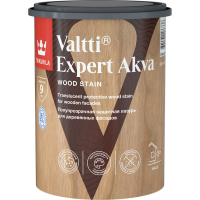 Tikkurila Антисептик VALTTI EXPERT AKVA EP 0,9л 700009571