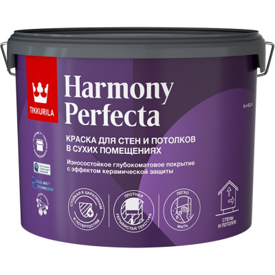 Износостойкая интерьерная краска Tikkurila PERFECTA 700010600