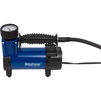 MEGAPOWER Компрессор M-11040 BLUE поршневой 100PSI 30л мин, 12А в сумке 12V 1 10 03.11.040B