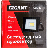 Gigant Светодиодный прожектор 10W 6400К 220V. GLS-10