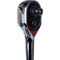 Рукоятка трещоточная 1/4д.DR, 72 зубца, 140 мм Ombra 281402