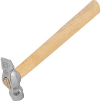 Слесарный молоток Без бренда 400 г,круглый боек,деревянная ручка 10239