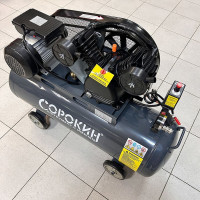 Поршневой компрессор Сорокин 8атм, ресивер 100л 13.8