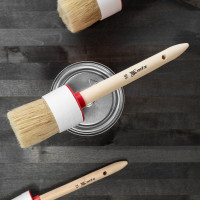 Круглая кисть MTX №16, натуральная щетина, деревянная ручка// 82086