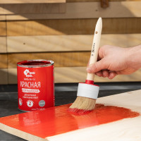 Круглая кисть MTX №16, натуральная щетина, деревянная ручка// 82086