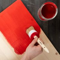 Круглая кисть MTX №16, натуральная щетина, деревянная ручка// 82086