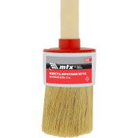 Круглая кисть MTX №16, натуральная щетина, деревянная ручка// 82086