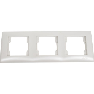 Трехместная рамка Volsten V01-18-A31-M Magenta Perl, 10055