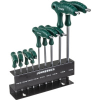Комплект угловых двухсторонних ключей Jonnesway TORX H10MT09S