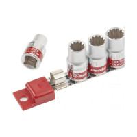 Набор универсальных торцевых головок (Spline; 1/2"; 10-22 мм; 10 шт.) MATRIX 13597