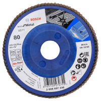 Круг лепестковый Best for Metal для УШМ (115 мм; К80) Bosch 2608607336