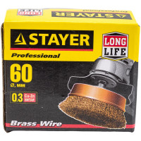 Щетка чашечная "MASTER" (60 мм; М14) для УШМ STAYER 35125-060_z01