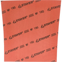 Шлифлист универсальный водостойкий 5 шт. (230х280 мм; Р180) Stayer 35435-180_z01