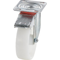 Колесо с вращающейся опорой, пластиной крепления и передним тормозом (150 мм; 300 кг) Tellure rota 686804