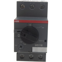 Автоматический выключатель защиты двигателя ABB MS-116-6.3 50kA 1SAM250000R1009