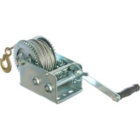 Ручная барабанная лебедка TOR ЛН-2500 (LHW) г/п 1,0 т, длина троса 20 м 11313