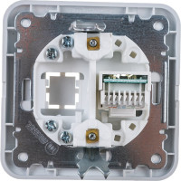 Компьютерная розетка, белая Makel 5Е Mimoza 12035