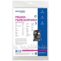 Мешки-пылесборники синтетические для пылесоса, EURO Clean Euroclean 5 шт EUR-3041/5