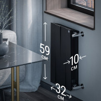 Радиатор Royal Thermo PianoForte 500/Noir Sable - 4 секц. НС-1176331