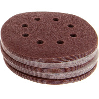 Круг шлифовальный на липкой основе (25 шт; 125 мм; Р40) ПРАКТИКА 034-168