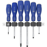 Набор силовых отвёрток 6шт МАСТАК 04-6GRB