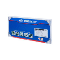 Набор шестигранных торцевых головок с принадлежностями 1/4", 4-13мм, 39шт KING TONY 2539MR