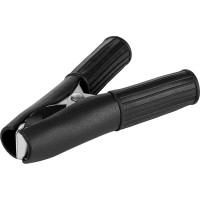 Зажим для проводов (крокодил) ЗКИ 30А TDM ELECTRIC 75мм в изоляции черный упаковка 10 штук SQ0541-0016