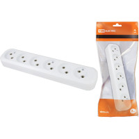 Розеточная колодка TDM ELECTRIC 6 гнезд 10А белая SQ1806-0038