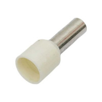 Наконечник-гильза TDM ELECTRIC Е10-12 10мм2 с изолированным фланцем 100шт SQ0512-0006