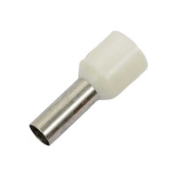 Наконечник-гильза TDM ELECTRIC Е10-12 10мм2 с изолированным фланцем 100шт SQ0512-0006