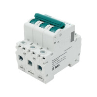 Автоматический выключатель (АВ) DEKraft ВА-101, 3 Р, хар-ка C, 50 А, 4.5 кА 11083DEK