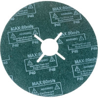 Круг фибровый гибкий (125 мм; P40) 5 шт. ПРАКТИКА 645-396