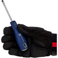 Шлицевая отвертка (Slotted, 5.5х75 мм, держатель) МАСТАК 040-55075H