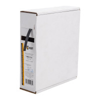 Трубка термоусадочная T-BOX 4/2 черный 10м КВТ 65592