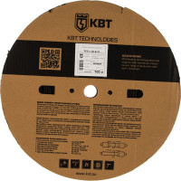 Трубка термоусадочная ТУТнг-6/3 черная КВТ 60088